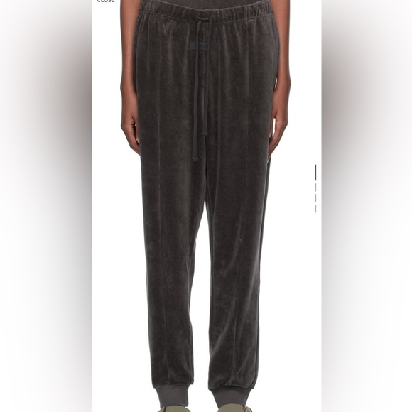 NWT: Fear of God Essentials Velour Lounge Pants | small - Picture 8 of 10